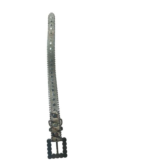 Heavily embellished high bling dog collar leather - Picture 1 of 3